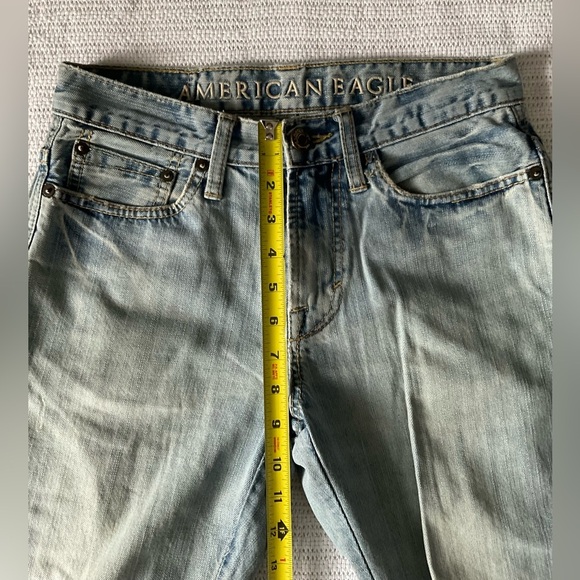 American Eagle Outfitters Blue Straight Jeans Classic Style - Picture 6 of 8